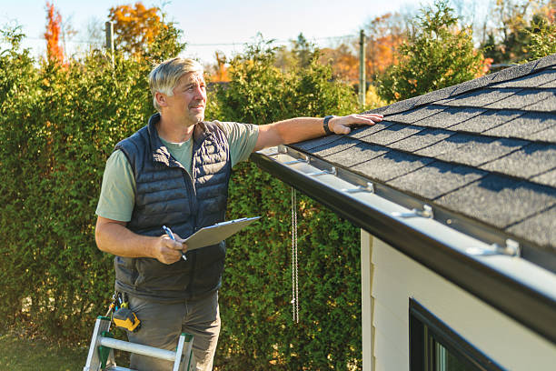 Professional Flat Roof Repair technician working in Fisher, IL